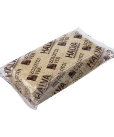 Halva "Zolotoy Vek Podsolnechnaya-Vanilnaya" 500g | Halva Sunflower Seeds with Vanilla flavour 500g - Buy Online on GoSupps.com