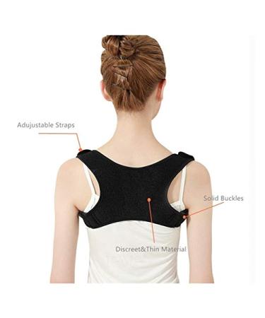Upper Adjustable Back Posture Corrector Magnet Self-Heating Clavicle Support Back Straight Shoulders Brace Strap Correct (Size : Large) vision - Buy Online on GoSupps.com