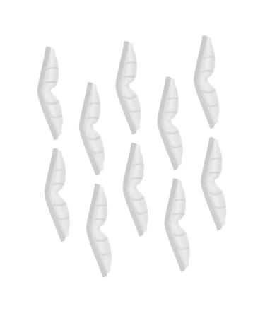 Villcase Schnapsl ser Nasensteg-Clip 40 pieces of glasses Handmade protective strips for the inside and outdoor area made of silicone practical ceiling pillow soft fitting self-adhesive 10.7x2x1cmx2pcs