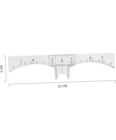 Angoily 30 Pcs Eyebrow Design Ruler Eyebrow Tracer Tools Eyebrow Face Ruler Auxiliary Tool Eyebrow Shape 22x5cmx3pcs Whitex3pcs - Buy Online on GoSupps.com