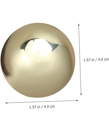 Magiclulu Brass Hand Training Massage Balls - Perfect for Palms & Finger Fitness | Enhance Grip & Relaxation - Buy Online on GoSupps.com