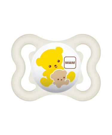 MAM Supreme silicone pacifier with pacifier cover 16+ months neutral