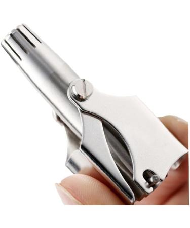 Buy Waterproof Stainless Steel Manual Nose Hair Trimmer For Men & Women Includes Cleaning Brush Perfect for Nose Ear Moustache & Whiskers - Buy Online on GoSupps.com