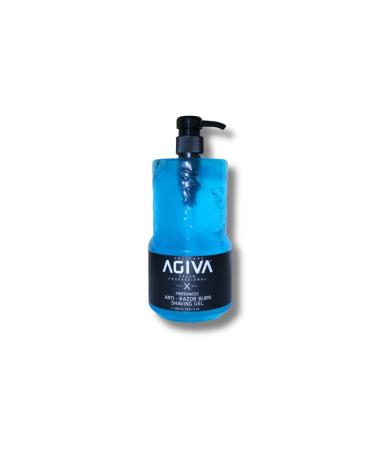 Agiva Shaving Gel Razor Burn Comfort 1000 ml Men's Shaving Gel - Men's Beard, Shaving Gel for Smooth and Irritation-Free Shaving, Fresh Comfort, Prevents Cuts and Razor Burns