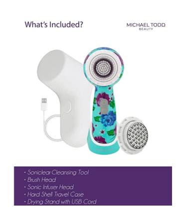Michael Todd Beauty Soniclear Facial Cleansing Brush System - Exfoliating Face Brush - Buy Online on GoSupps.com