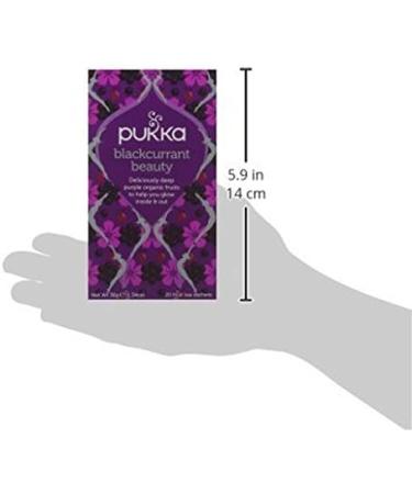 Pukka Blackcurrant Beauty Fruit Tea 20 Sachets - Buy Online on GoSupps.com