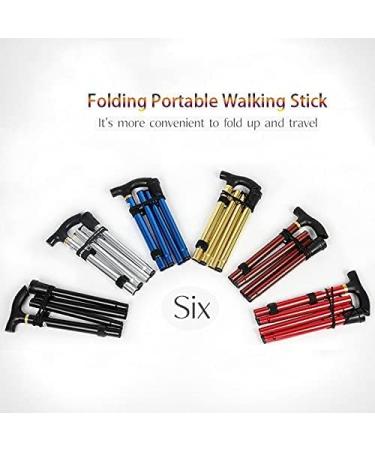 Walking Stick Crutches Excellent Cane Elderly Person Crutch Recovering After Surgery Folding and Telescopic Ultra-Light Four-Knuckle Stick It's so Kind of You Prosperous Red - Buy Online on GoSupps.com