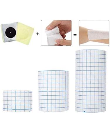 Mesh Breathable Non-Woven Tape Adhesive Bandage Roll - Antibacterial Second Skin Healing Dressing 3.9in x 34ft | Flexible Protective Bandages for Optimal Wound Care - Buy Online on GoSupps.com
