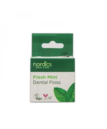 Nordics Organic Care Eco Dental Floss made from corn starch fresh mint 15 g