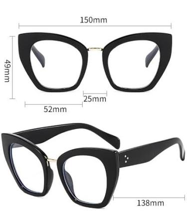 Shop Cat-Eye Oversized Reading Glasses | Anti UV & Blue Light | Presbyopic +200 | International Shipping - Buy Online on GoSupps.com