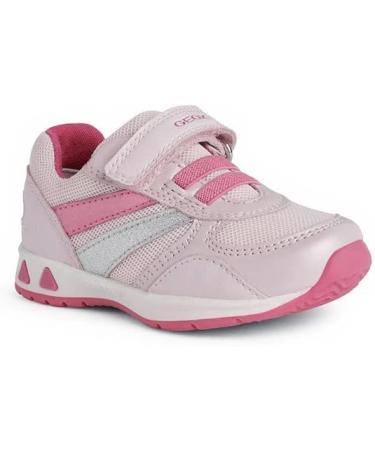 Geox Baby Girls B Pavlis Girl Sneakers - Pink Fuchsia, Size 5 UK Child - Buy Online on GoSupps.com
