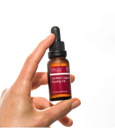 Trilogy Certified Organic Rosehip Oil 20ml - Pure & Natural Beauty Elixir - Buy Online on GoSupps.com