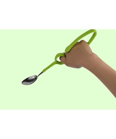 Adaptive Eating Utensils Elderly Anti-Shake Easy Grip Curved Handle Spoon and Fork Cutlery Set Adaptive Dining Aid Tablewares for Parkinson Disability Arthritis Spoon - Buy Online on GoSupps.com