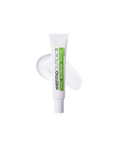 tHermoCEUTICAL DeAC Aciderm Spotgel - Intensive Spot-targeted Acne Treatment Scar Prevention System Bakuchiol & BHA Formula Sebum Control Pore Reduction Concentrated Gel Type 0.52 fl.oz