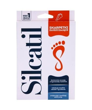Silcatil Exfoliating Socks 1 PAIR Removes Calluses & Hard Skin