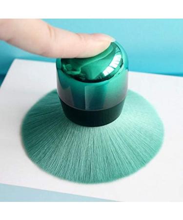 RIYAN 1Pc Blusher Brush Hair Mushroom Powder Makeup Brush with Portable Aluminum Short Handle Make Up Tool Oblique - Buy Online on GoSupps.com