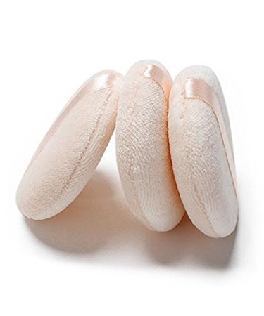 WOIWO 3pcs Makeup sponge puff Round Soft Sponge Powder Puffs Makeup Masters Tool approximately 2.95 inch