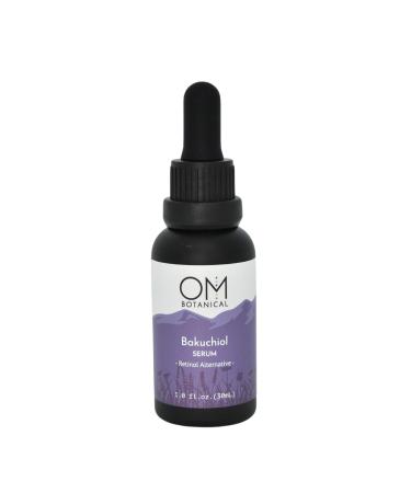 OM Botanical Bakuchiol Serum 1 fl oz | Natural Retinol Alternative for Fine Lines Wrinkles & Dark Spots | Anti-Aging & Hydrating Skincare