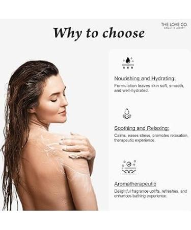 Luxury Vegan Shower Gel for Women & Men - 250ml | T.he L ove C o. Body Wash - 100% Vegan Skin Care - Buy Online on GoSupps.com