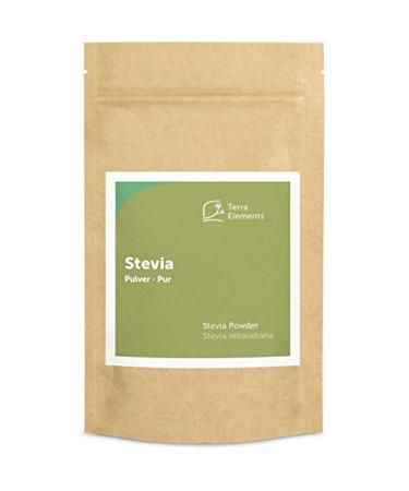 Terra Elements Stevia Powder 100 g I Green Leaf Powder I 100% Natural
