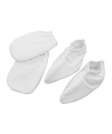 Hemobllo 2 Paires Mitaines En ponge Pour Bain De Paraffine Isolantes Pour Mains Et Soins Thermiques Spa