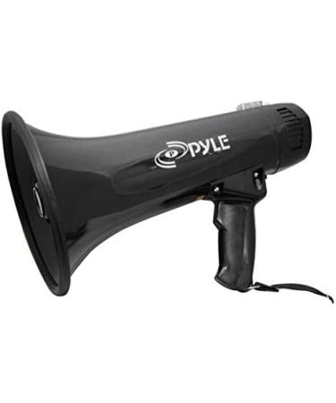Pyle Portable Megaphone Speaker PA Bullhorn with Siren, 40W, 1000 Yard Range - Ideal for Outdoor Sports, Cheerleading, Safety Drills - Buy Online on GoSupps.com
