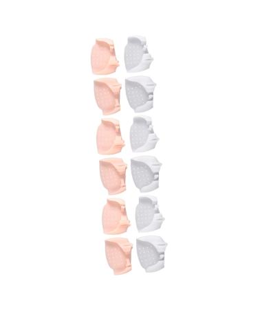 FOMIYES 6 Pairs Bunions Bunion Pads Orthotic Separator Thumb Straightener Ball of Foot Cushions Thumb Straightener Bunion Spacer Metatarsal Pads Front Pad Eversion