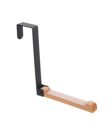 Door Hook Wall Hanger Hooks Door Towel Hook Hat Hook Cement Clothes Hook Lotus Tree Multifunction 17.5X16CM Black