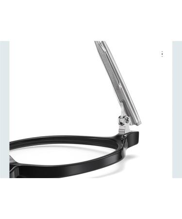 Shop Fuqinqingoz Round Retro Anti-Blue Light Reading Glasses +300 - Purple Presbyopia Readers for Eye Fatigue Relief - Buy Online on GoSupps.com