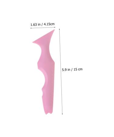 FOMIYES 3pcs Silicone Beauty Ruler - Reusable Eyeliner & Eyeshadow Stencil Set - Makeup Tool for Lipstick Mascara & Eyebrows - Pink - Buy Online on GoSupps.com