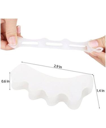 Silicone Gel Bunion Toe Corrector Separator Pain Relief (1 Pair) - Buy Online on GoSupps.com