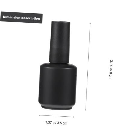  TOYZFRIENDY 12 Piece Refillable Nail Polish Bottles with Hairbrush Leak-Proof Empty Nail Polish Paint Bottles Durable Eco-Friendly for Manicure Lovers - Buy Online on GoSupps.com