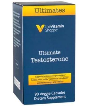 Ultimate Testosterone Support - Boost Energy & Circulation | Vitamin Shoppe 90 Veggie Caps - International Shipping - Buy Online on GoSupps.com