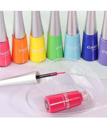 14-Color Waterproof Liquid Eyeliner Set - Long-Lasting Neon Makeup for Girls | International Shipping - Buy Online on GoSupps.com