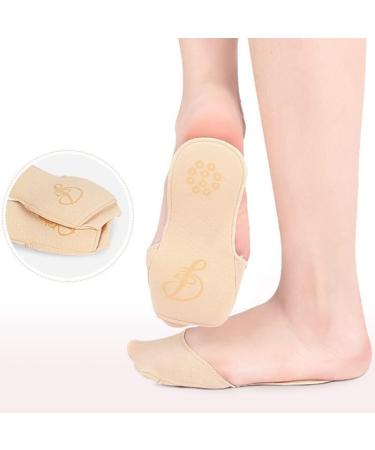 Elastic Cotton Metatarsal Pad Socks | Silicone Forefoot Comfort Sleeve Breathable & Nonslip for Discomfort Relief - Buy Online on GoSupps.com