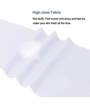 Beister Calf Compression Sleeves - Footless Shin Splint Support Socks for Men & Women | Pain Relief for Running, Travel, Cycling | White M - Buy Online on GoSupps.com