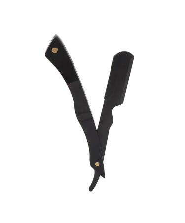 Beard Blade Holder Men Manual Razor Handle Acrylic Foldable Stainless Steel Beard Knife Handle for Barber