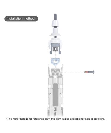 Electric Toothbrush Metal Shaft/Vibrating Tip Replacement Parts for Philips HX Series - Waterproof Seal Included - Buy Online on GoSupps.com