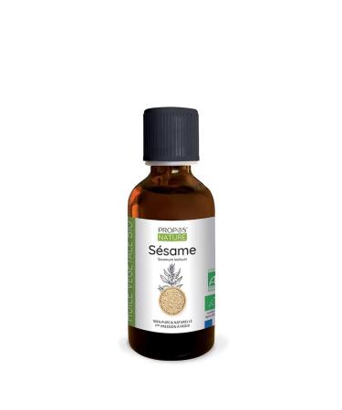 Organic sesame oil - 100% pure and natural - 50 ml - PROPOS'NATURE