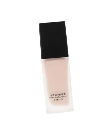 minkissy Liquid Foundation Natural Finish Foundation Makeup Waterproof Foundation Concealer Liquid Concealer Foundation Nude Foundation Women Foundation Fluid Beauty Foundation Glass