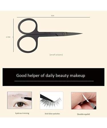 Desikixudy 6-Piece Professional Stainless Steel Eyebrow Tweezers Set | Diagonal Hair Tools & Makeup Accessories with Case | Ideal for Precision Grooming - Buy Online on GoSupps.com