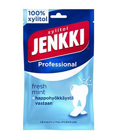 Cloetta Jenkki Xylitol Professional Freshmint Chewing Gum, 1 Pack of 90 g