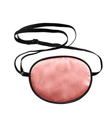 Silk Eye Patch Set for Adults - Adjustable Soft Eye Patches in Black and Pink for Lazy Eye, Amblyopia, and Strabismus - 2 Pieces - Buy Online on GoSupps.com