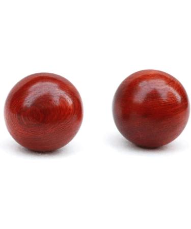 Minkissy Portable Stress Relief Baoding Balls - Chinese Massage Balls for Gym & Relaxation | 5cm Red - Buy Online on GoSupps.com