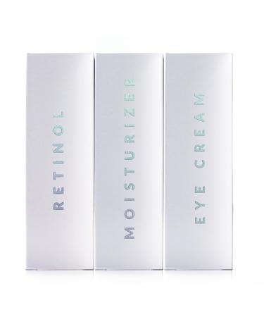 NAELI Moisturizer Skincare Collection (3-count) Anti Aging Retinol Cream + Collagen SPF 30 + Apple Stem Cell Eye Cream