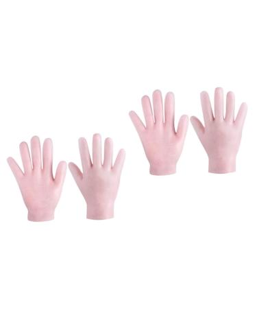 POPETPOP Ear Piercing Kit 2 Pairs Nourishing Care Gloves Wintergloves Exfoliate Glove Lotion Moisturizing Gloves Anti-Skid Gloves Womens Gloves Foot Lotion Pink Gloves Manicure Hand Gloves