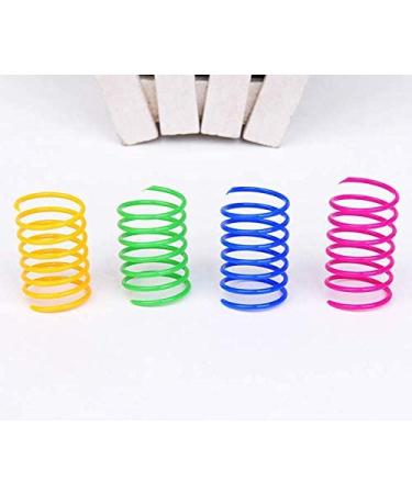 iSMARTEN Cat Spring Toy (60 Pack) - Plastic Coil Springs for Swatting, Biting, and Hunting - Random Color - Interactive & Fun Cat Kittens Toys - Buy Online on GoSupps.com