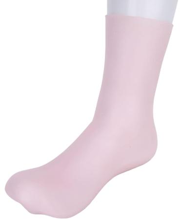 Silicone Moisturizing Socks All Round Wrapping Reduce Fine Lines Silicone Gel Socks Improve Drying for Home for Women(L) - Buy Online on GoSupps.com