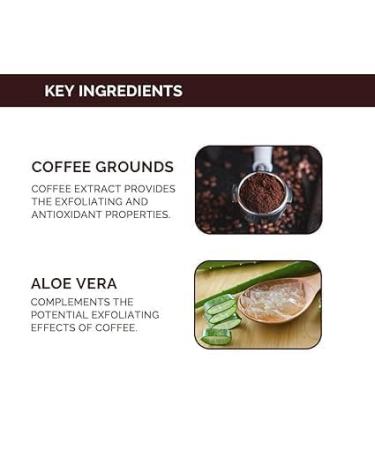 Naked Raw Coffee Body Wash - Invigorating Exfoliation & Hydrating Formula for Men & Women | Antioxidant-Rich Natural Essential Oils | 290ml - Buy Online on GoSupps.com