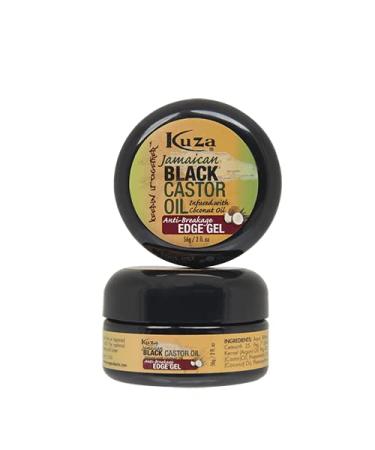 Buy Kuza Jamaican Black Castor Oil Anti-Breakage Edge Gel 2oz - Strengthen Hair Control Frizz International Shipping Available - Buy Online on GoSupps.com